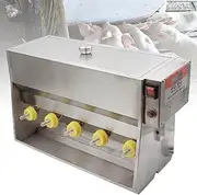 Livestock Piglet Feeding Trough, Double-Side 10 Nipples Piglets Milk Feeder, Automatic Piglet Nursing Milking Machine Stainless Steel Pig Milk Feeder with Sound