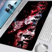 70x30CM Style 1 Attack on Titan Anime Large Gaming Keyboard Computer Mouse Pad
