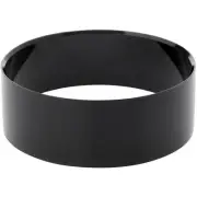 Plymor Black Acrylic Beveled Ball or Sphere Display Holder Stand, 1.75" H x 5" W