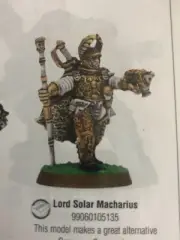 Warhammer 40K Imperial Guard Classic Lord Solar Macharius BRAND NEW metal OOP B