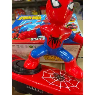 現貨 兒童玩具 電動蜘蛛人滑板車 蜘蛛俠特技滑板
