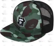 BAPE Camo Black Green White Blue Brown 9Fifty 950 Patch Snapback Cap Hat