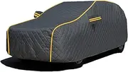 Outdoor Hail-Proof Car Cover for Toyota Granvia Kluger Yaris GR Yaris Yaris Cross, Custom Windproof Waterproof Dustproof Anti-UV Anti-Scratch Car Protective Cover ZSMFCD(GG,Yaris Cross)
