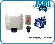 DIY Emergency Panic Alarm siren strobe button control blue light dummy kit