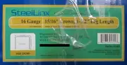 SteelLinx 16 Gauge Paslode GSW Style Wide 15/16" Crown Staples 1 1/2" Leg 1020#
