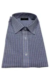 Nordstrom Mens Dress Shirt Size 16.5 34/35 Plaid Check Classic Fit Button Up NWT