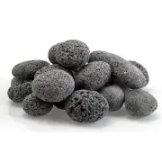 10 lbs of Medium Tumbled Lava Stone by American Fireglass