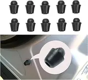 10Pcs Car Door Bumper Dampers Buffer Rubber Pad Cover Rubber Anti Shock Bump Stop Rubber Fit for Elantra Fit for Sonata Fit for Ix35 Fit for Accent
