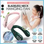 LEAFLESS FAN USB RECHARGEABLE HANGING NECK FAN LAZY OUTDOOR