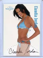 2003 BENCHWARMER SERIES 3 CLAUDIA JORDAN AUTOGRAPH