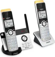 VTECH IS8121-2 Super Long Range up to 2300 Feet DECT 6.0 Bluetooth 2 Handset Cor