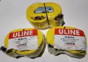 3 Pack - Uline Cam Buckle tie down, E-Track, 2" x 12', 2500 lbs Cap. # H-8212