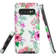 For Samsung Galaxy S10 Case Tough Protective Cover Floral Garden