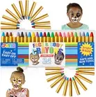 JOYIN 24 Colors Face Paint Safe & Non-Toxic Face and Body Crayons (Large Size...