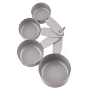 4pc Ladelle Essentials Measuring Cups Kitchen Cooking Utensil Set Stone