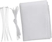 Stair Safety Net 1 Set 3m x 0.9m Baby Railing Net Banister Mesh Guard Pet Child Proof White