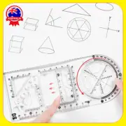 Multifunctional Geometric Ruler Drawing Ruler Template Measuring Tool Ruler HA