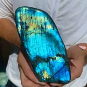 2.5lb Natural Gorgeous Labradorite Quartz Crystal Stone Specimen Healing