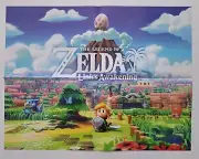 Legend Of Zelda Link's Awakening Switch Poster 16 X 20 Out Of Print NF Insert
