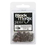 Black Magic Rolling Snap Swivel Economy Pack