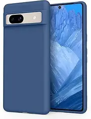 Case for Google Pixel 8a Case 6.1-Inch 2024, Soft Silicone Case Adjustable All-Round Protective Mobile Phone Cover for Goole Pixel 8a Smartphone Women Men (Navy Blue)