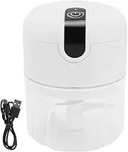 Electric Mini Food Chopper 250ML USB Rechargeable with Safety Cover for Nuts, Ginger, Garlic, Onions, Vegetables