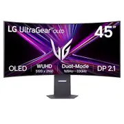 LG UltraGear 45-inch OLED Dual-Mode 5K2K Gaming Monitor 0.03ms (GtG), Rich Bass (10Wx2), DisplayHDR True Black 400, DP 2.1 & USB-C - 45GX950A-B. AAU