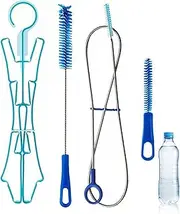 Water Bag Cleaning Brush - Water Tank Cycling Bottle Cleaning Set - Outdoor Hydration Bag Cleaning Supplies for Cycling, Camping, Backpacking