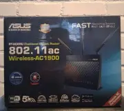ASUS RT-AC68U Dual-Band Gigabit Router 802.11ac Wireless AC1900 New Sealed