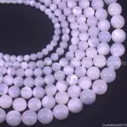 Natural White Horseshoe Snail Shell Round Beads 4mm 6mm 8mm 10mm 12mm 14mm 15.5"