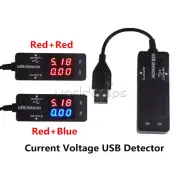 Red Blue Dual LED USB Charger Doctor Voltage Current Meter Tester Power Detector