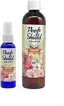 Mystic Romance Poop Shield Toilet Spray, Tangerine - Bathroom Spray Made With Essential Oils (2 oz & 8 oz Set Tangerine)