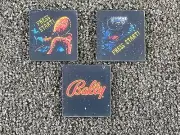 Bally Fathom Pinball Machine Playfield Plastic Coin Door Free Play Inserts NEW