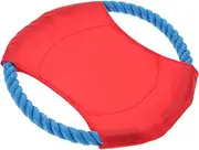 1pc Flying Disk Toys Dog Pet Toys Fetching Pet Toy Pets Flying Discs Fabric Pet Toy Golden Retriever Pet Training Throwing Discs Flying Discs Toy