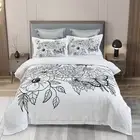 Viene Floral Duvet/Doona/Quilt Cover Set Queen/King/Super King Size Bed SM016
