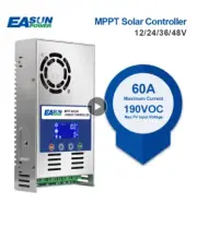 Solar Charge and Discharge Controller 12V 24V 36V 48VAuto EASUN POWER 60A MPPT