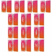 NATURE MAGICK WHITE FLORAL MONOGRAM 1 LEATHER BOOK CASE FOR APPLE iPOD TOUCH MP3