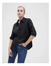 [Unison] The Classic Linen Shirt in Black