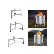 Firepit Stand Stainless Steel Fireplace Bracket Firepit Base Firepit Holder