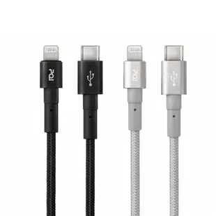 PQI【MFI蘋果認證】USB-C to Lightning 充電傳輸編織線 150cm (iCable CL150)