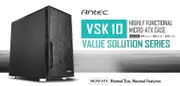 Antec VSK10 Micro ATX Case - Black, Supports MATX,ITX MBD, CPU Cooler Supports [0-761345-80029-7]