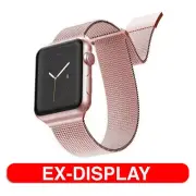 X-Doria Mesh Wrist Band Strap For 44mm-42mm Apple iWatch Stainless Steel RSGD