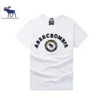 在飛比找蝦皮購物優惠-Abercrombie Fitch 夏季短袖T恤男士純棉修身