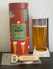 Beer Chiller Cup, Beer Guide 1000 Piece Puzzle And Bottle Opener Gift Set