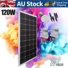 12V 120W Solar Panel Kit Caravan Home off Grid Battery Charging Panels 120 Watt