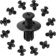 Car Fastener Clips 8mm Black Vehicle Car Bumper Door Panel Fender Liner Clips Retainer Fasteners Rivets Clips(300Pcs)