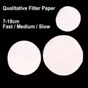 100 Pieces 7cm-18cm Qualitative Filter Paper for Glassware Laboratory Supply au