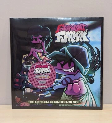Kawai Sprite Friday Night Funkin Vol 1 Pink & Magenta Colored Vinyl LP Record