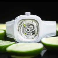 在飛比找momo購物網優惠-【SEVENFRIDAY】CAIPI 夏日青檸陶瓷機械錶(P