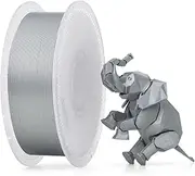 Bambu Lab PLA Basic 1.75 mm 3D Printer Filament with Spool 1 kg, Silver